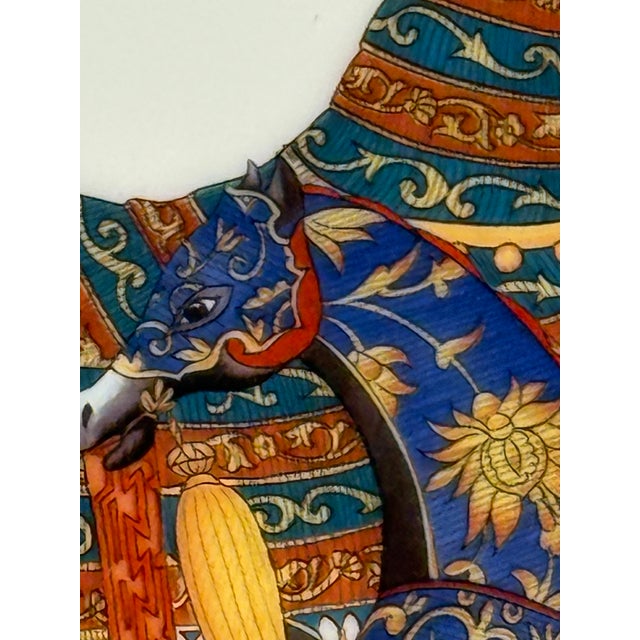 Early 21st Century Hermes Chevall d'Orient Square Plate For Sale - Image 5 of 11