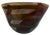 Lithuanian Art Glass Signed Mauve Yellow Centerpiece Bowl For Sale - Image 9 of 13