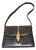 An Elegant 1970s Chocolate Brown Leather Italian Shoulder Bag For Sale