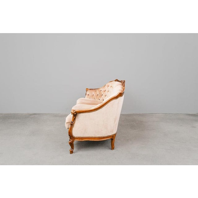 Baroque Style Sofa in Solid Wood, 20th Century For Sale - Image 6 of 18