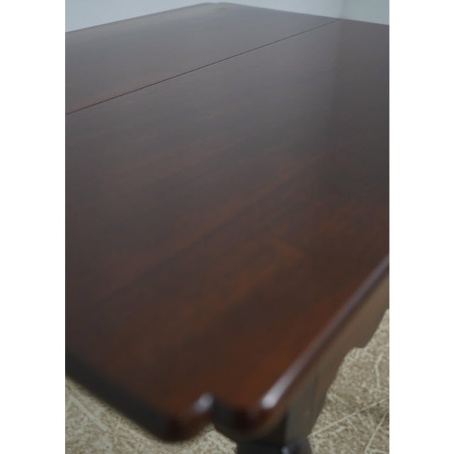 Stickley Colonial Williamsburg Mahogany Drop Side Table For Sale - Image 11 of 18