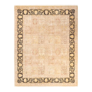 Mogul, One-of-a-Kind Hand-Knotted Area Rug in Ivory, 8' 4" x 10' 6" For Sale