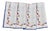 Misette Mobile Embroidered Linen Napkins in Multicolor, Set of 4 For Sale