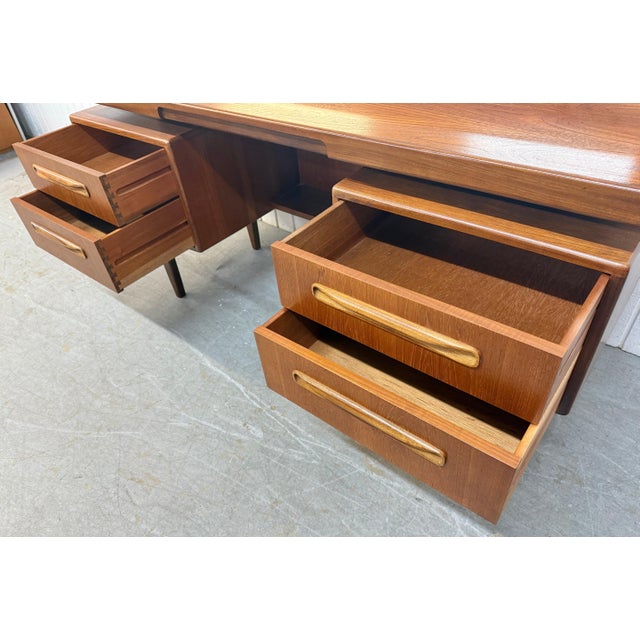 Brown Mid-Century Danish Modern G-Plan Teak Vanity For Sale - Image 8 of 13