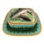 George Jones Majolica Sardine Box on Turquoise Ground, English, Ca. 1870 For Sale