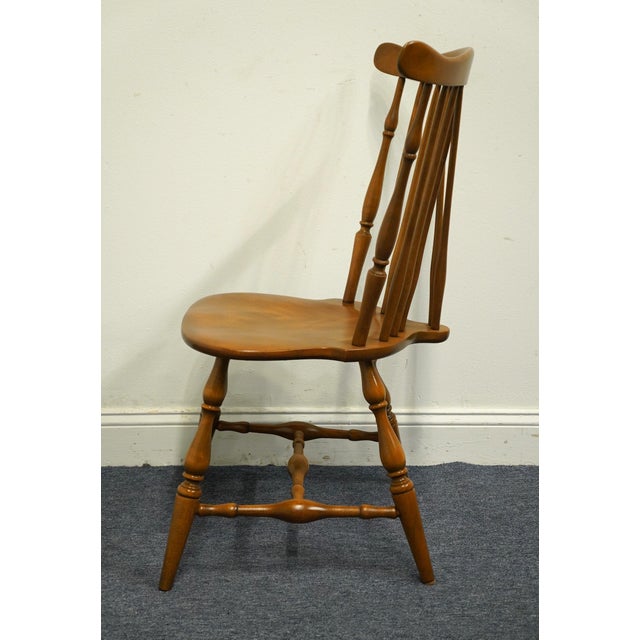 Set of 2 Heywood Wakefield Solid Hard Rock Maple Colonial / Early