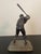 Vintage Maitland-Smith Bronze Patina & Brass Baseball Player For Sale In New York - Image 6 of 9