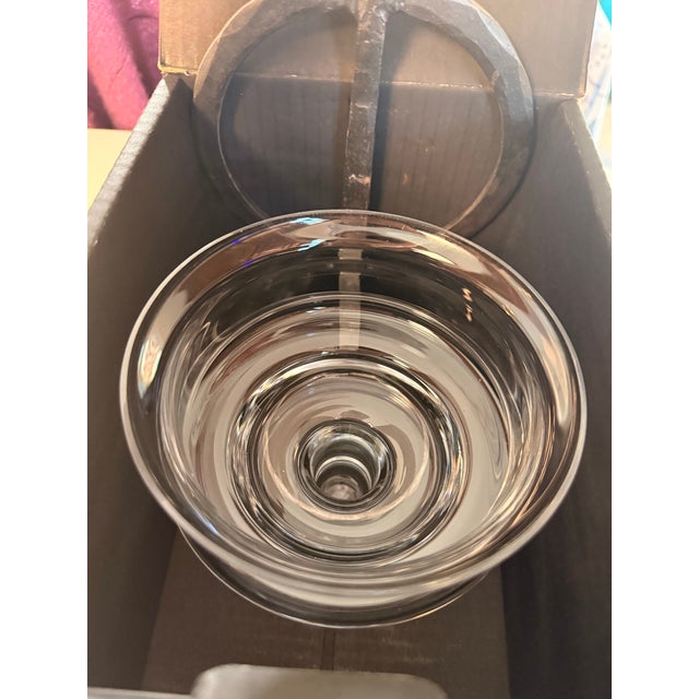 Ebony 1970s Boda Smide Brutalist Wrought Iron & Glass Wall Sconce by Bertil Vallien - In Box For Sale - Image 8 of 11