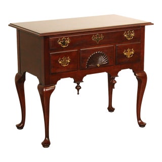 Statton Private Collection Queen Anne Style Cherry Lowboy For Sale