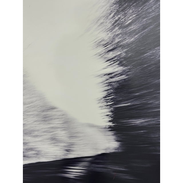 White Abstract Tree Line Reproduction Print, Framed For Sale - Image 8 of 12