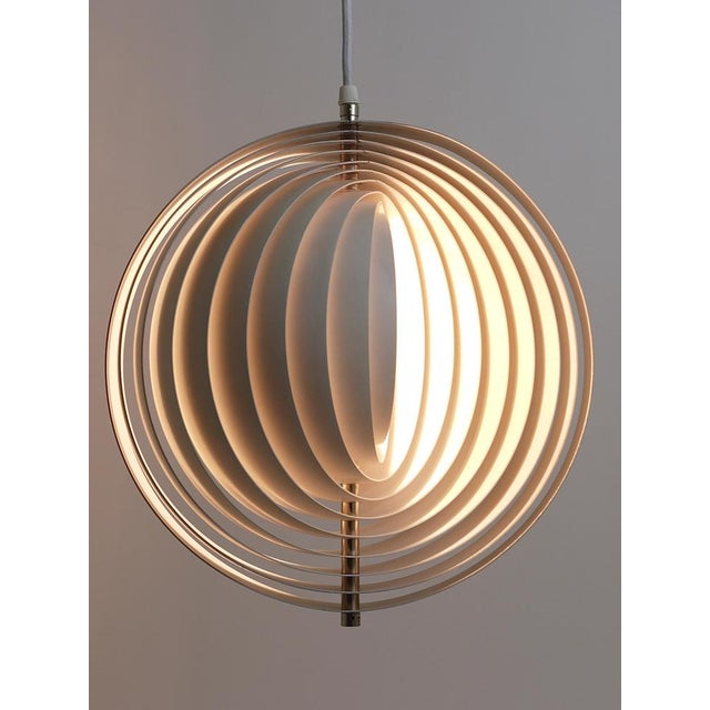 White Moon Lamp by Verner Panton for Louis Poulsen, 1960s For Sale - Image 9 of 17