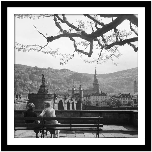 Women at Neckar Heiliggeist Church Heidelberg, Germany 1936, Printed 2021 For Sale - Image 4 of 5