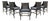 Set of 5 Carolina Rustica Palecek China Bay Barstools For Sale