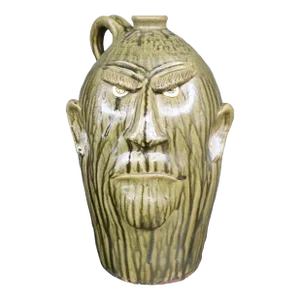 Terra-Cotta Face Jug
