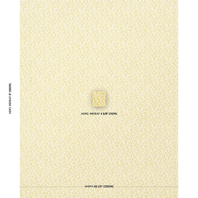 SAMPLE Schumacher x Veere Greeney Folly Wallpaper In Mimosa Chairish