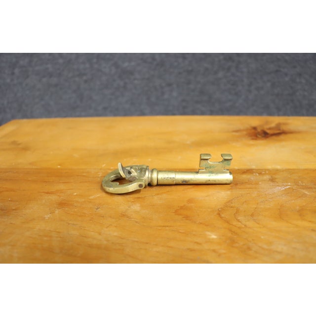 Traditional Brass Skeleton Key Bottle Opener For Sale - Image 3 of 5