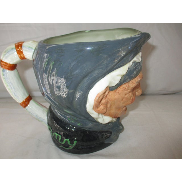 English Vintage England Royal Doulton Granny Character Toby Jug For Sale - Image 3 of 8