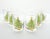 Contemporary 1980s Vintage Christmas Tree Old Fashioned Tumbler Drinking Glasses - Set of 6 For Sale - Image 3 of 5