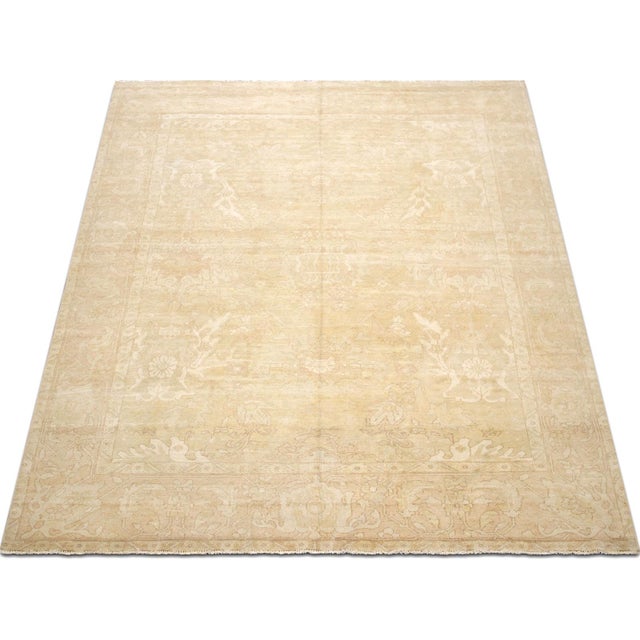 1960s 1960s Egyptian Sultanabad Rug For Sale - Image 5 of 5