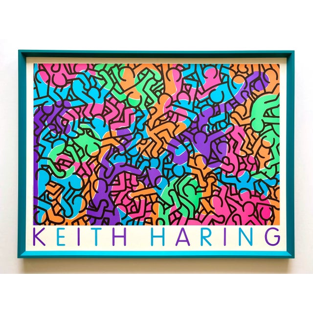 Keith Haring Vintage 1985 Silkscreen Print 