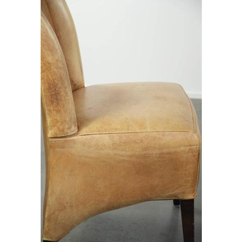 Cowhide Leather Dining Chairs, Set of 6 For Sale - Image 11 of 14
