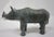 Fantastic old Thai bronze figure of a Rhino. One of two acquired from a collection. It measures 5.25"L x 1.25"W x 3"H and...