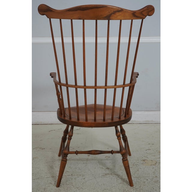 Thomas Henry Bench Made Windsor Fan Back Armchair For Sale - Image 4 of 18