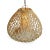 Contemporary Contemporary Rattan Java Drop Pendant Light Medium For Sale - Image 3 of 12