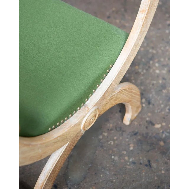 Mid-Century Modern 1960s Danish Modern Oak Kurul Chair Attributed to Henning Kjaernulf For Sale - Image 3 of 12