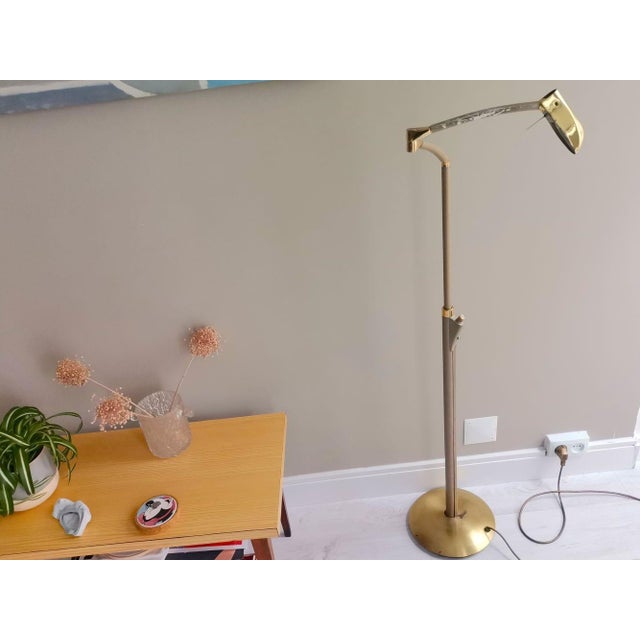 1970s Vintage Adjustable Swing Arm Floor Lamp, 1970s For Sale - Image 5 of 18