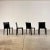 Black Leather Cab 412 Chairs attributed to Mario Bellini for Cassina, 1970s, Set of 4 For Sale - Image 3 of 8