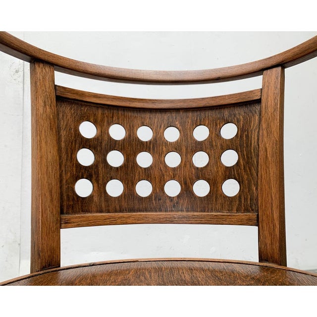 Art Deco Model 721 Arm Chair by Otto Wagner for J&j Kohn, 1900s For Sale - Image 10 of 18