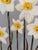Abstract Modern Abstract Floral Acrylic Painting on Canvas, Signed, Framed, Dated For Sale - Image 3 of 5