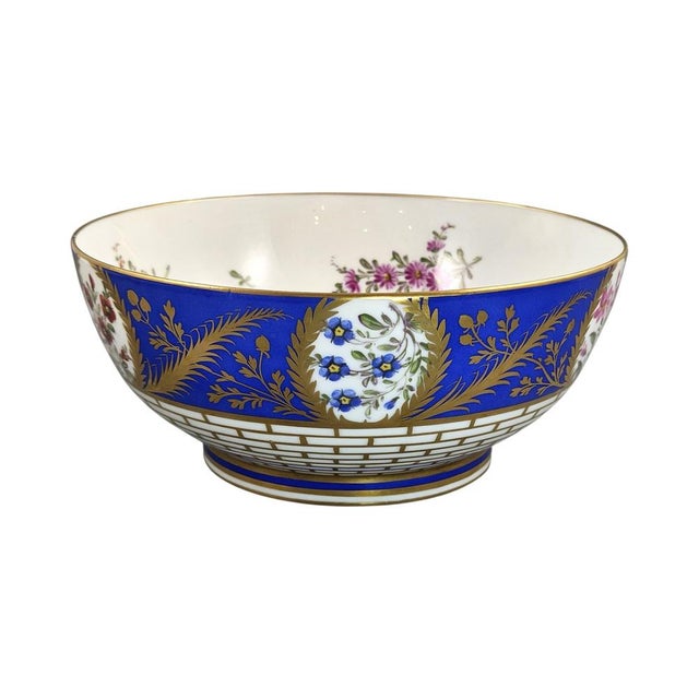 Large Antique Porcelain Footed Bowl from Samson, 1800s For Sale - Image 11 of 11
