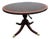 Stickley Georgian Style Inlaid Mahogany Pedestal Base Dining Table or Center Table For Sale