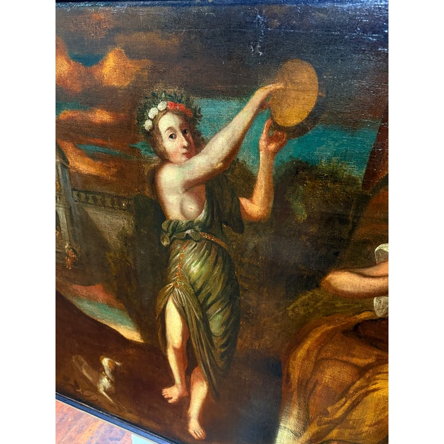 Italy, Late 18th Century Old Master Arcadian Allegory of Music and Pleasure For Sale - Image 11 of 14