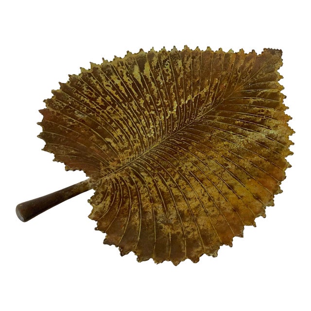 Bronze Leaf Centerpiece Sculpture #6 For Sale