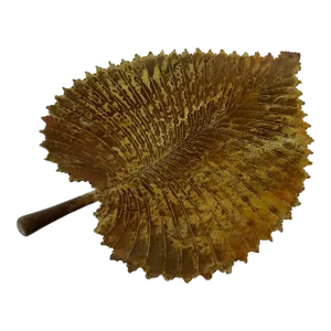 Bronze Leaf Centerpiece Sculpture #6
