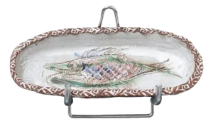 Vintage French Ceramic Tray by Albert Thiry, 1970s