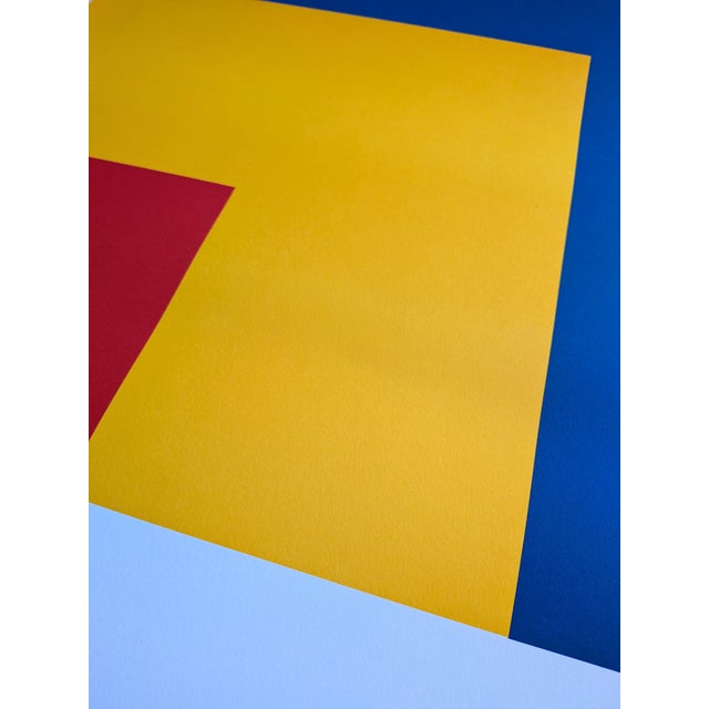 Mid 20th Century Ellsworth Kelly, Red, Yellow, Blue, Large Lithograph, 1960s For Sale - Image 5 of 7