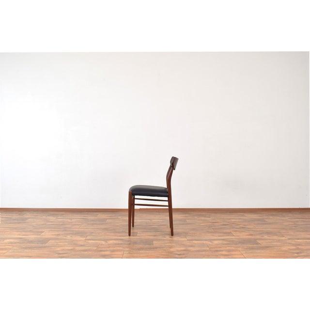 Wood Mid-Century Modern Teak Dining Chairs by Gustav Herkströter for Lübke, 1960s, Set of 4 For Sale - Image 7 of 13