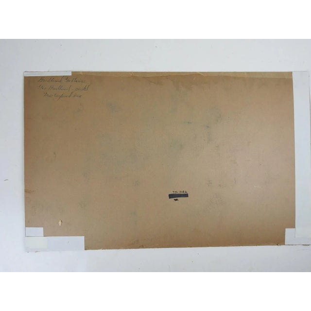 Paper Late 19th Century Impressionist Misty Meadow Stream Landscape Painting For Sale - Image 7 of 7