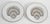 Vintage Fitz and Floyd Porcelain Gold and Silver Gilded Shell and Fish Desert or Appetizer Plates Set of 9 For Sale In Miami - Image 6 of 8