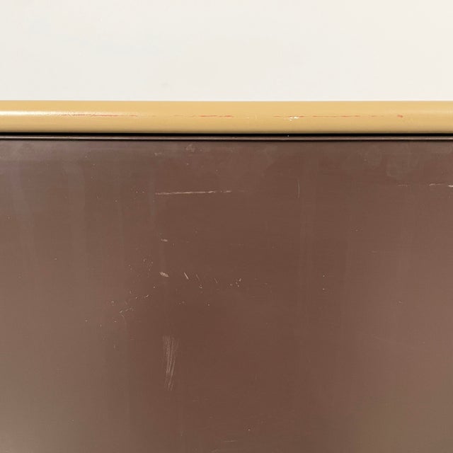 Italian Brown Metal Synthesis 45 Sideboard attributed to Ettore Sottsass for Olivetti, 1970s For Sale - Image 10 of 18