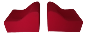 Chromatic Single-Piece Swivel Chair Set by Kwok Hoi Chan for Steiner 1980s, Set of 2