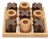 Tic Tac Toe Decor Set 8"SQ For Sale