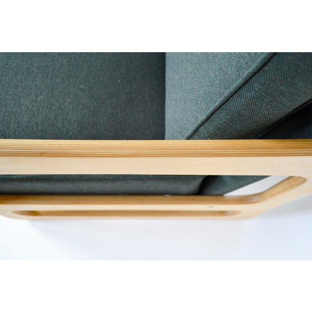 Set of Vintage Forest Green Vesta Amrchairs by Brigita Adamonienė, 1970s For Sale - Image 6 of 9