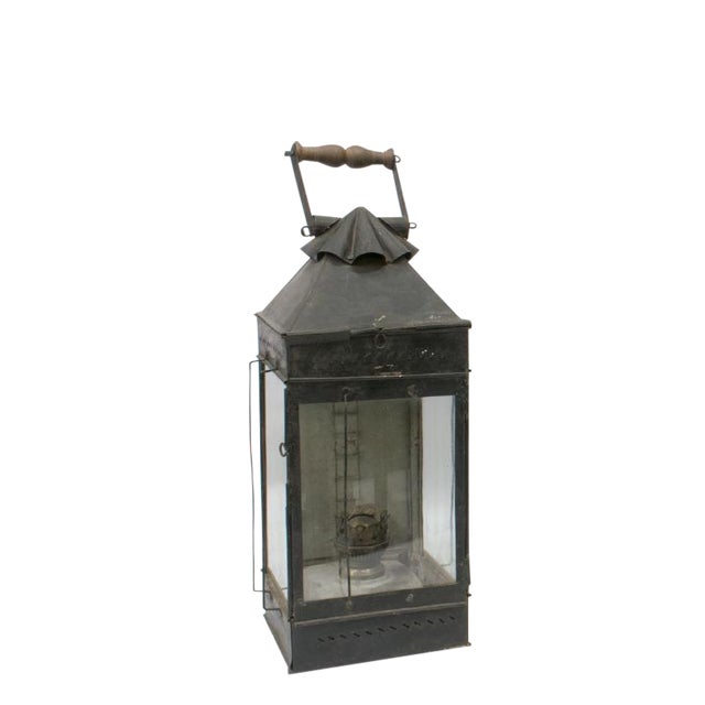 Late 19th Century British Colonial Indian Iron Carrying Hanging