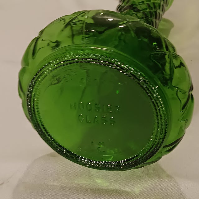 1960s Vintage Hoosier 4095 Emerald Green Vase For Sale - Image 5 of 7
