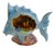 Fish Night Light in Slip-Cast Earthenware by LP Ceroc Monaco, 1950s For Sale